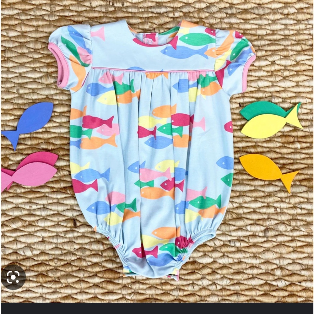 The Beaufort Bonnet Company Fishes Bubble! NWT! 3t and 18-24 months!